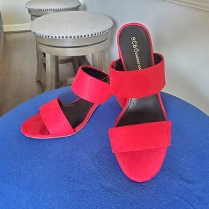 BCBG Red Heels (Never Worn)
